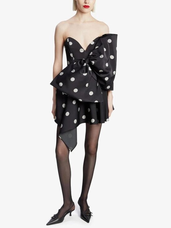 Bardot Dresses & Skirts - Bardot - Brydie Bow Strapless Mini Dress - Sz 6